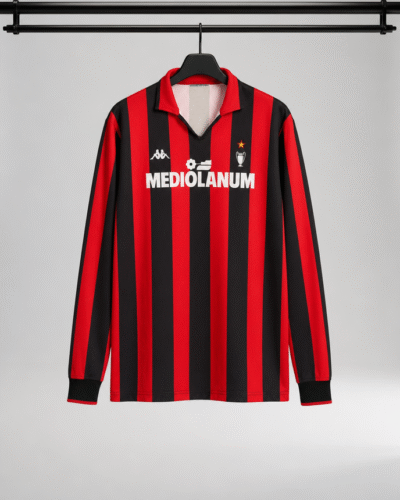 AC Milan Retro Prima Maglia Manica Lunga 1989/1990