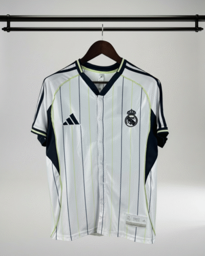 real madrid baseball kit jersey